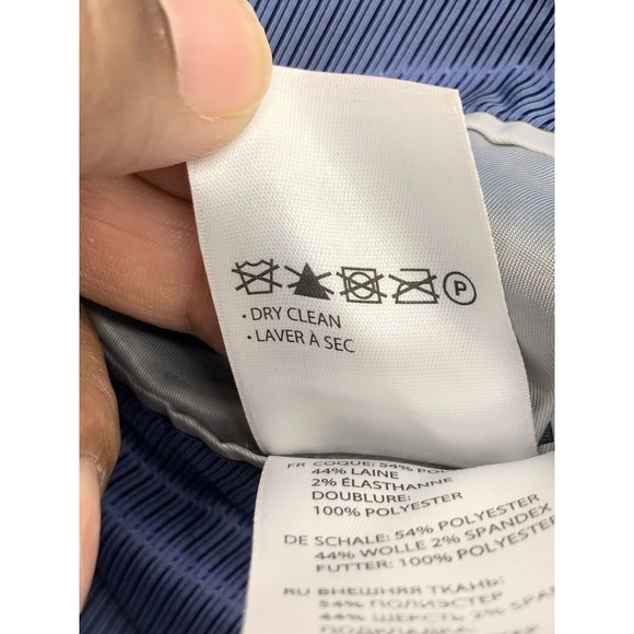 GS Perfect Fit Blazer Mens Size 58 Long Gray Notch Single Vented 4 Button Sleeve - Picture 13 of 16